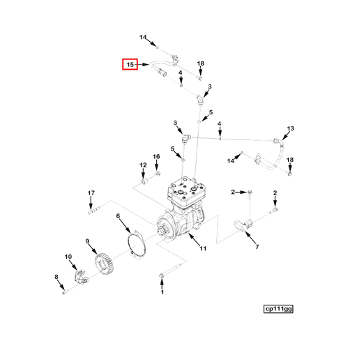 3688305 Cummins | Flexible Hose | Source One Parts Center