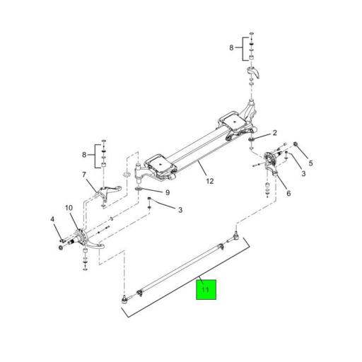 H76877002 | Navistar International® | TIE ROD