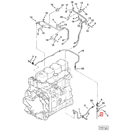 3912137 Cummins | Fuel Drain Tube | Source One Parts Center