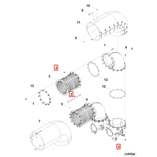 4362252 Cummins | Hexagon Flange Nut | Source One Parts Center