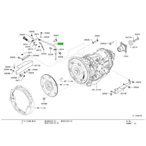 ML296272 Mitsubishi FUSO | Automatic Transmission Oil Level Gauge