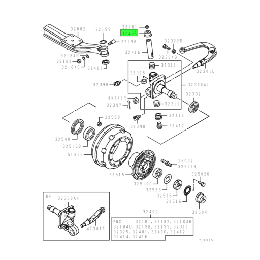 MC807487 Mitsubishi FUSO | Kingpin Dust Cap | Source One