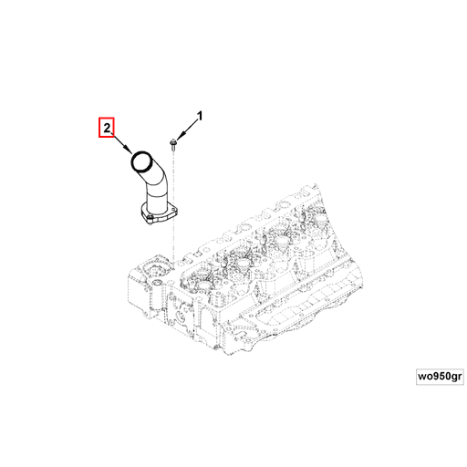 4933754 Cummins | Water Outlet Connection | Source One Parts Center