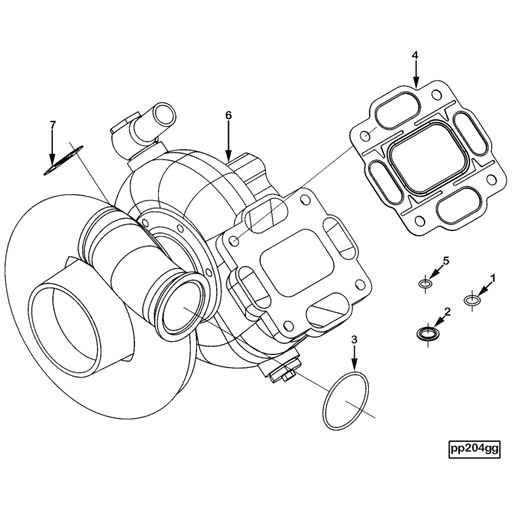 4955211 Cummins | Turbocharger Kit | Source One Parts Center