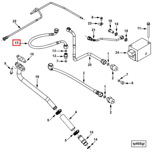 3963778 Cummins | Flexible Hose | Source One Parts Center