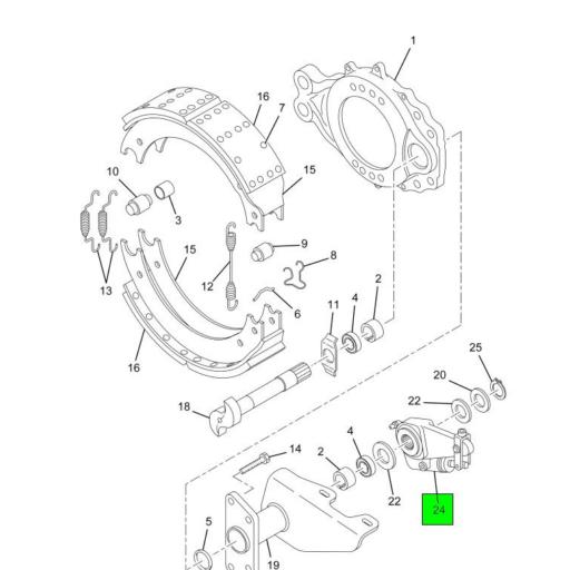 1691829C91 Navistar International | BRACKET SLACK ADJ