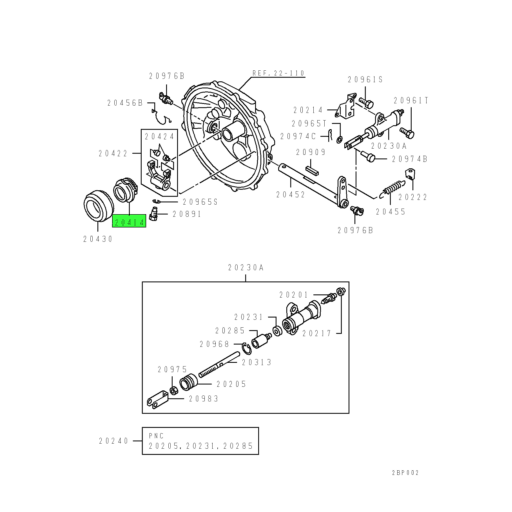 ME628463 Mitsubishi FUSO | Clutch Release Bearing Carrier | Source One ...