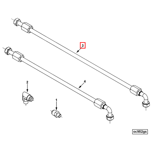 3999849 Cummins | Flexible Hose | Source One Parts Center