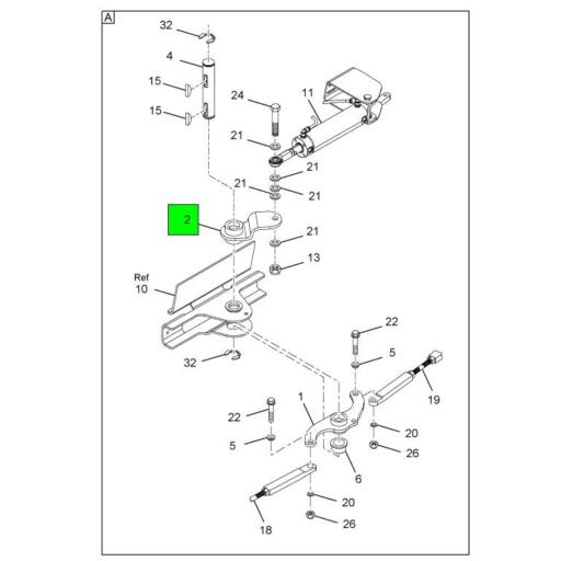 3724552C3 IC Bus | Linear Actuator Arm Assembly | Source One Parts Center