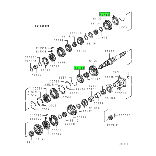 ME511952 Mitsubishi FUSO | Manual Transmission 2nd and 3rd Synch Ring ...