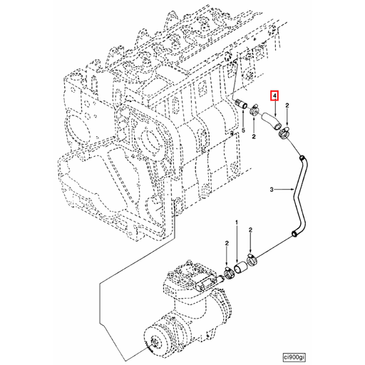 3911935 Cummins | Elbow Hose | Source One Parts Center