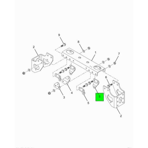 4110069C1 Navistar International® SUPPORT SHOCK ABSORBER MOUNTING