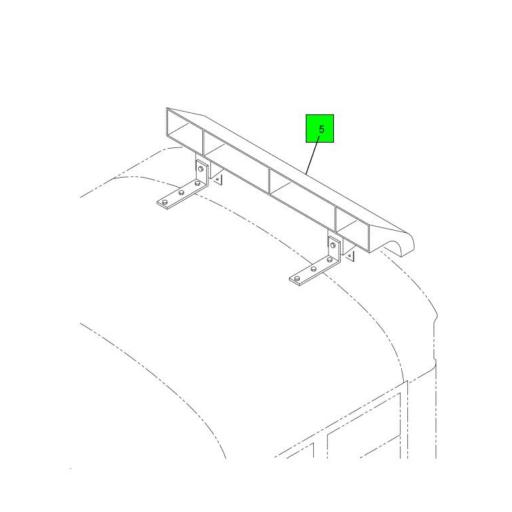 ベース mt. 2209858C91 IC Bus | AIR-FOIL TOP REAR MOUNTING | Source One
