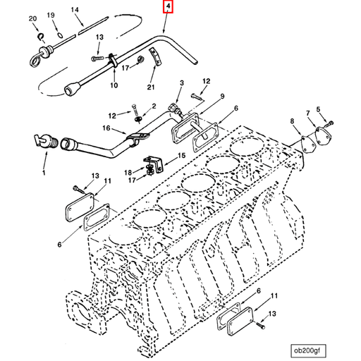 3253172 Cummins | Oil Filler Tube | Source One Parts Center