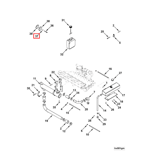 3910556 Cummins | Plain Washer | Source One Parts Center
