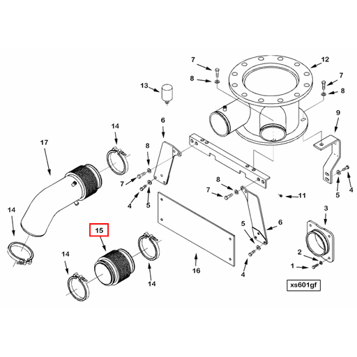 3866247 Cummins | Exhaust Outlet Connection | Source One Parts Center