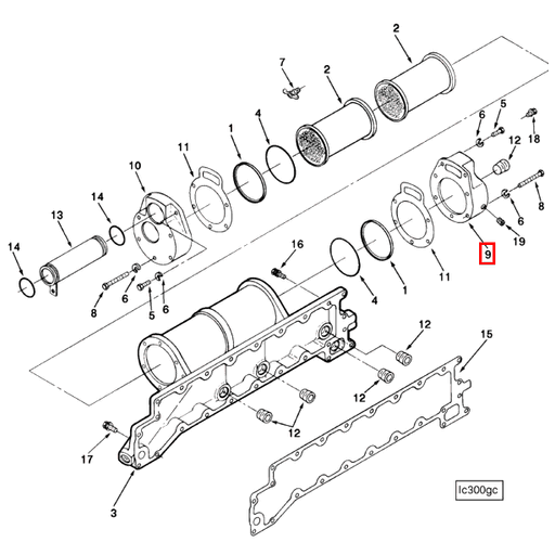 167135 Cummins | Rear Cover | Source One Parts Center