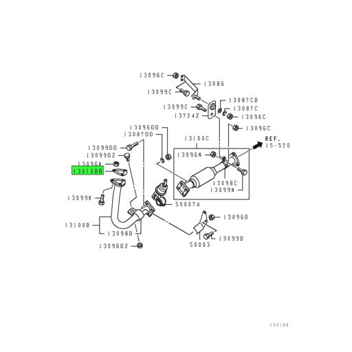 Me418352 ME411885 Mitsubishi FUSO | Exhaust Pipe Gasket | Source One Parts Center