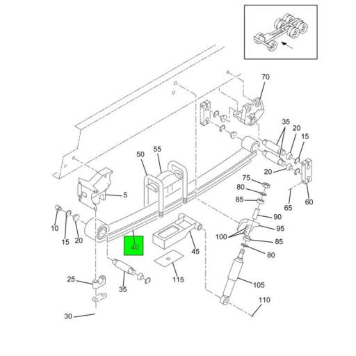 1664618C91 Navistar International | SPRING CHASSIS 12K