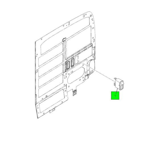 Preheat Rocker Switch 3664867C1 Navistar International | Engine Preheat Switch SP Rocker ...