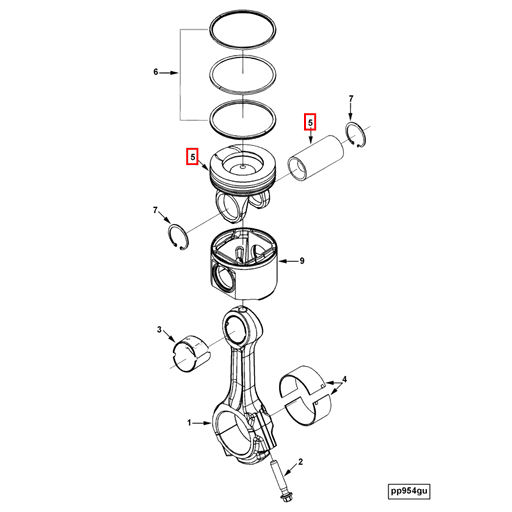 3948612 Cummins | Piston Top | Source One Parts Center