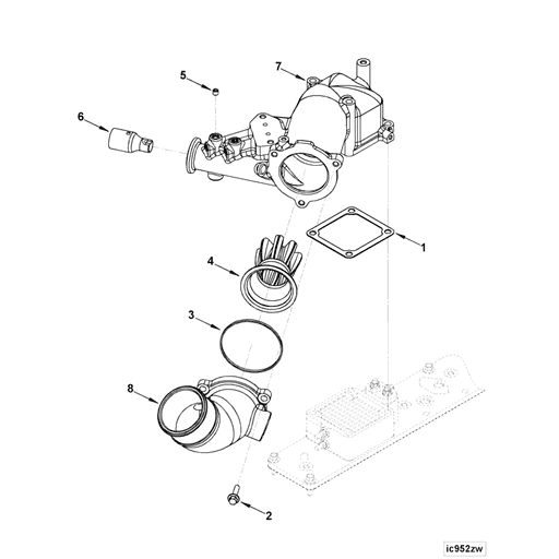 3965569 Cummins | Air Intake Connection | Source One Parts Center