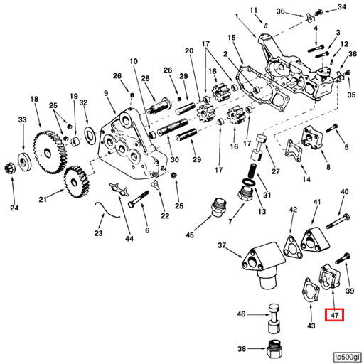 199838 Cummins | Oil Suction Connection Spacer | Source One Parts Center