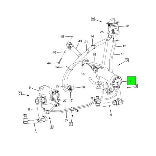 3679944C91 Navistar International® GEAR ASSEMBLY STEERING RH