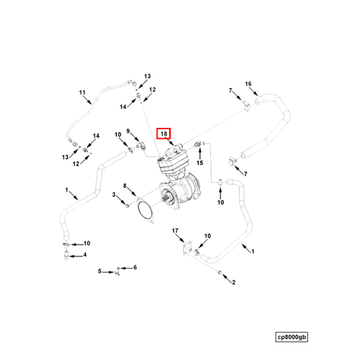 5287012 Cummins | AIR COMPRESSOR | Source One Parts Center