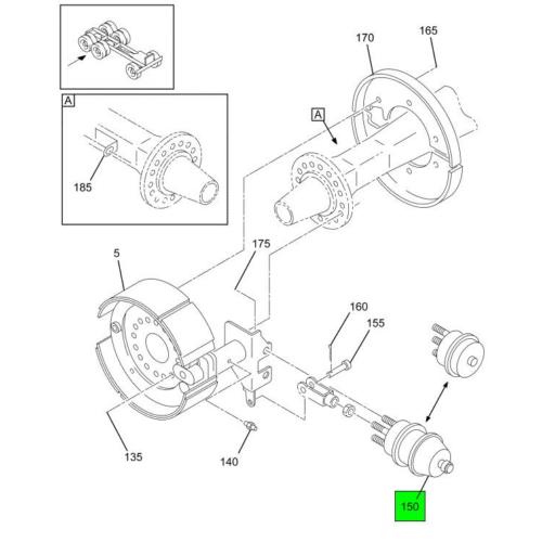 3582582C91 Navistar International | CHAMBER BRAKE