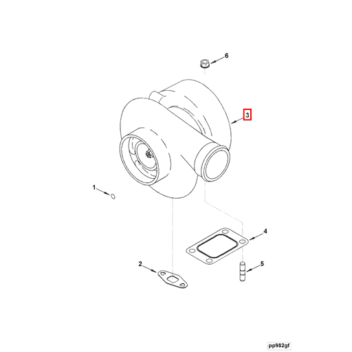 2842247 Cummins | Turbocharger | Source One Parts Center