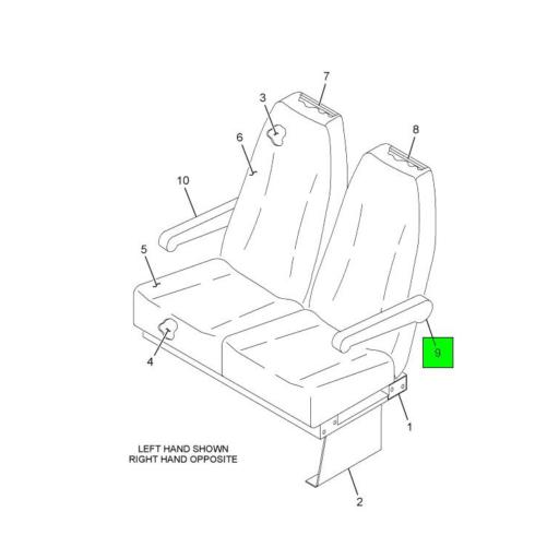 2588439C1 IC Bus | Left-Hand Arm | Source One Parts Center