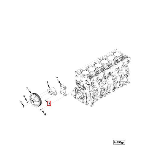 2874091 Cummins | Hexagon Flange Head Cap Screw | Source One Parts Center