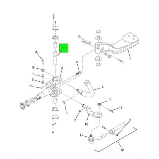 2511545C1 Navistar International® KING PIN KIT Source One Parts