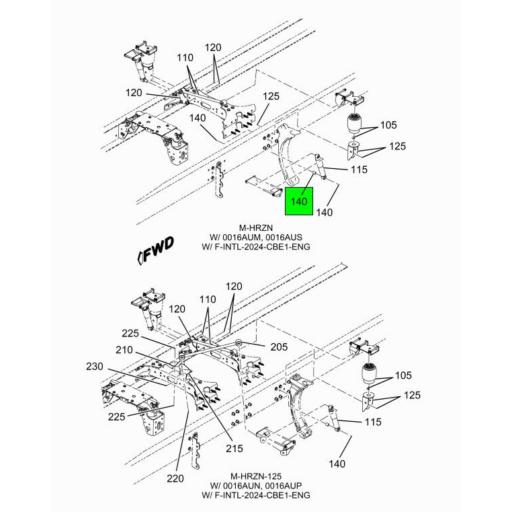 4076578C3 | Navistar International® | FRAME TUBE STEEL EFFECTS