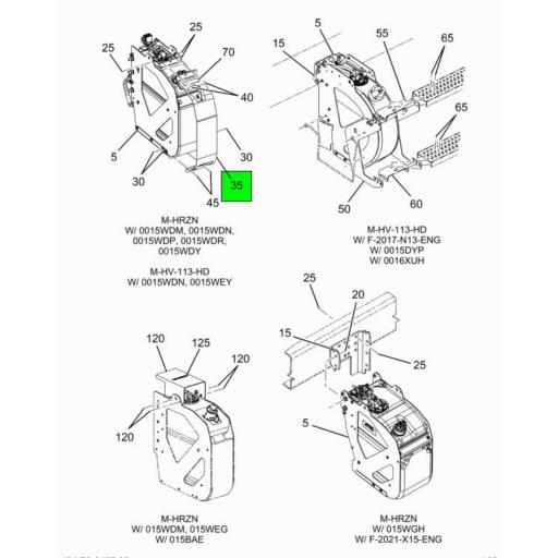 4069695C2 Navistar International | SUPPORT BRIGHT SHIELD 159
