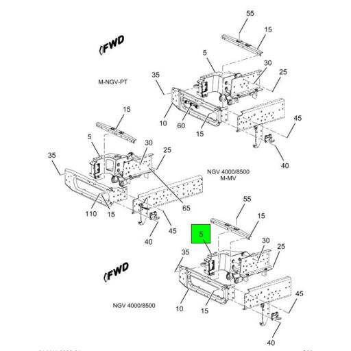 3838044C3 | Navistar International® | EXTENSION OFFSET FR- RIGHT HAND ...