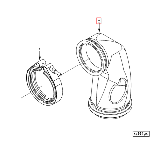 4937596 Cummins | Exhaust Outlet Connection | Source One Parts Center
