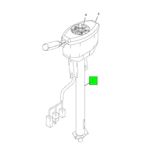 2507853C91 Navistar International® TUBE STEERING GEAR JACKET WITH