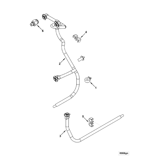 4937564 Cummins | Fuel Drain Tube | Source One Parts Center