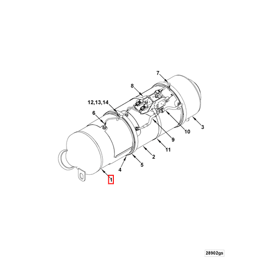2880499 Cummins | Inlet Catalyst Module | Source One Parts Center