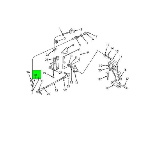 396388R1 Navistar International® PIVOT ACCELERATOR PEDAL LINK