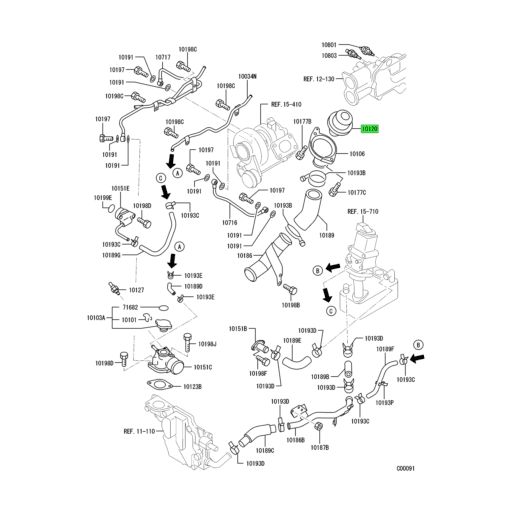 ME222804 Mitsubishi FUSO | Thermostat | Source One Parts Center