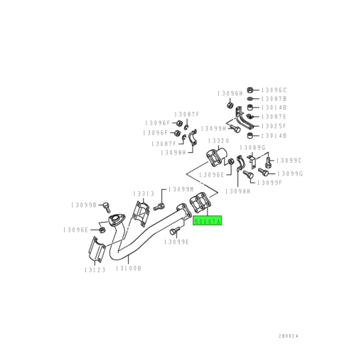 ME073318 Mitsubishi FUSO® Exhaust Brake Assembly Source One Parts