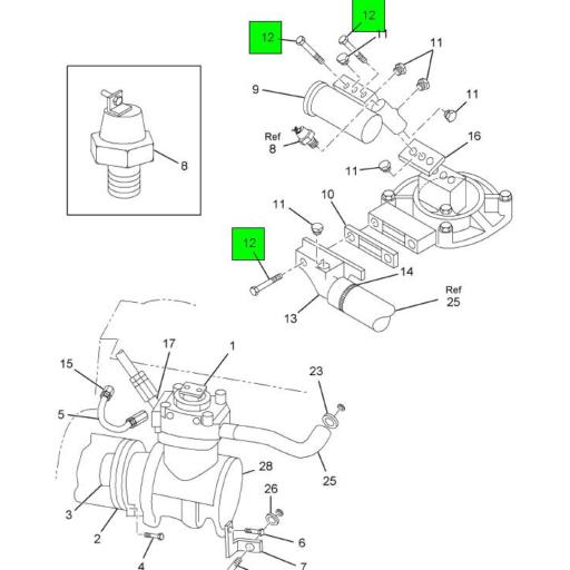 1516404C1 Navistar International | Socket Head Cap Screw 1/16 in x 2-7/ ...
