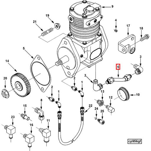 3356278 Cummins | Lubricating Oil Drain Tube | Source One Parts Center