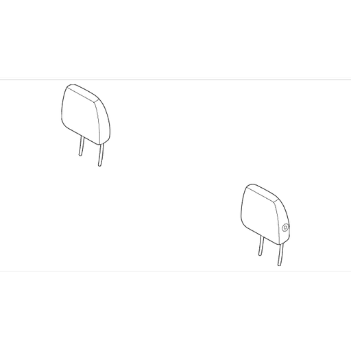 M2DZ78611A08BD Ford | Headrest - Left Rear Badlands | Source One Parts ...