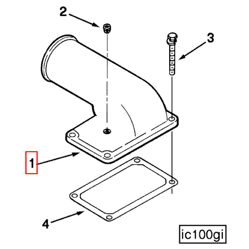 135893 Cummins | Air Intake Connection | Source One Parts Center