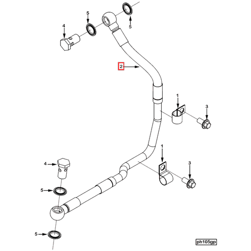 3686725 Cummins | Fuel Transfer Tube | Source One Parts Center