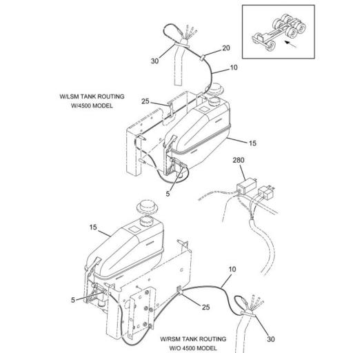 3546584C92 Navistar International® HARNESS ELECTRICAL JUMPER CEC